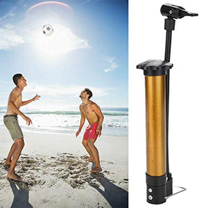 8510 Mini Hand Air Ball Pump With 1 Pin Metal Portable High Pressure Air Pump Mini Basketball Inflator For Balls Basketball Soccer Volleyball Football Inflatable And More (1 Pc)