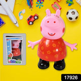 17926 Pig Children Play Toy Pretend Play Toy Fun Gift For Kids Movable Hands Legs Pig Pretend Play Toy Set For Kids Children With Soft Rubber Material (1 Pc  Battery Not Included)