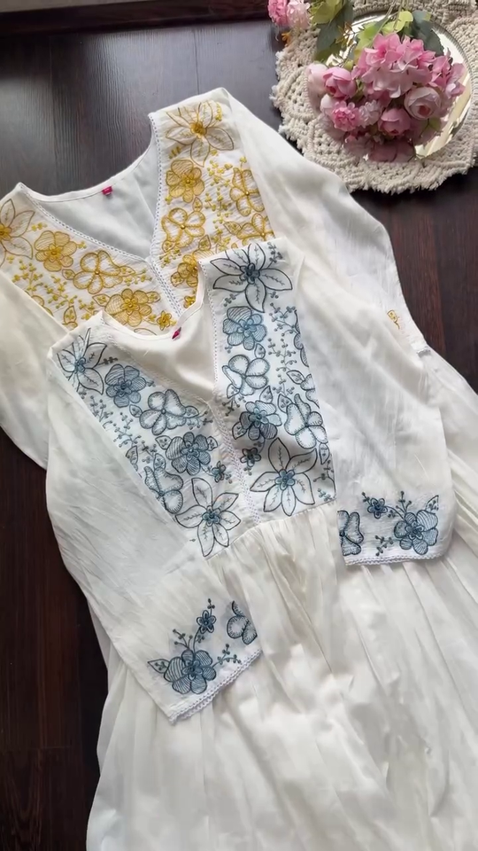 Cotton Anarkali Kurta Set